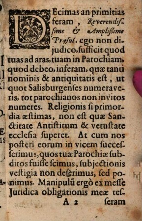 Casus Ex Iure Canonico : Publice ad decidendum propositus In Auditorio Canonistarum