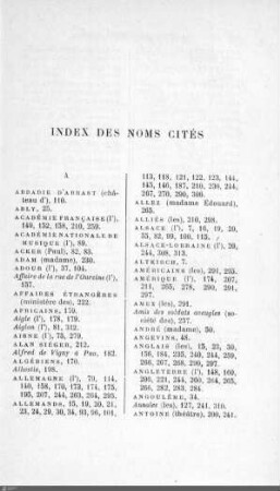 Index des noms cités