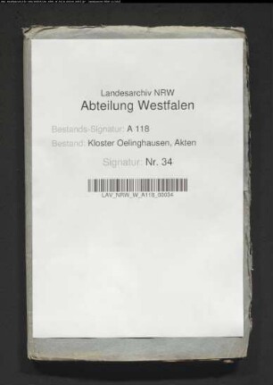 Zehntrolle über Öster- und Westereidische Zehnten und Feldmark.