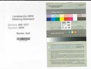 Entnazifizierung Karl Beinke , geb. 07.07.1894 (Feuerwehrmann)