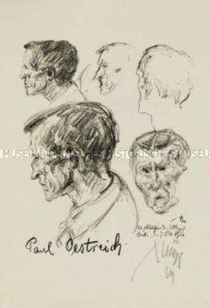 Porträtstudie des Pädagogen Paul Oestreich