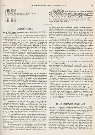 250-253 [Rezension] Problèmes et méthodes d'histoire des religions