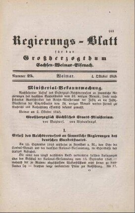 Nr. 25 : 4. Oktober 1848
