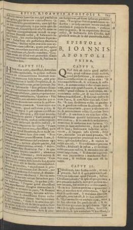 Epistola B. Iohannis Apostoli Prima.