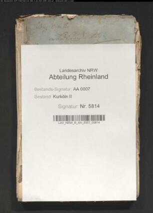 Landstände betr.; Colon. Civilia