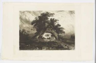 Zwei Hütten, Blatt 4 der Folge "Landschaften"