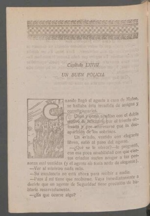 Capítulo LXVIII - Un buen policía