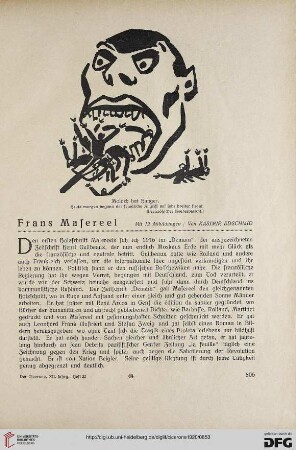 12.1920: Frans Masereel