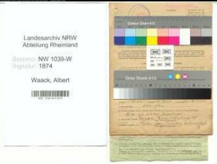 Entnazifizierung Albert Waack , geb. 27.03.1905 (Angestellter)