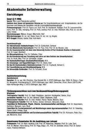 Akademische Selbstverwaltung