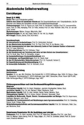 Akademische Selbstverwaltung
