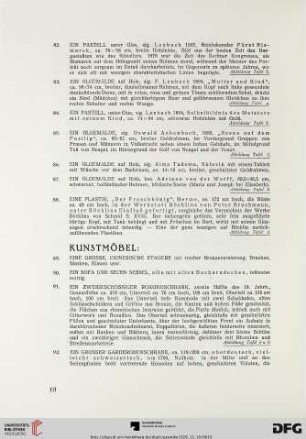 Kunstmöbel (Nr. 89-92)