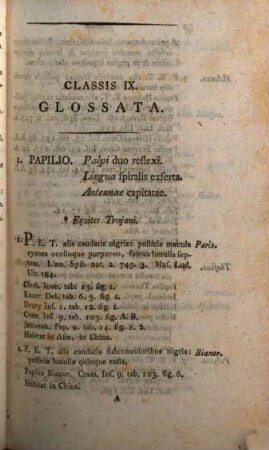 Joh. Christ. Fabricii Hist. Nat. Oec. Et Cameral. P.P.O. ... Entomologia Systematica Emendata Et Aucta : Secundum Classes, Ordines, Genera, Species Adjectis Synonimis, Locis, Observationibus, Descriptionibus, 3,1