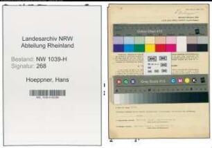 Entnazifizierung Hans Hoeppner , geb. 05.09.1890 (Beamter)