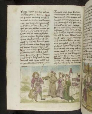 Davids triumphale Rückkehr nach Jerusalem und Empfang durch die Frauen Israels