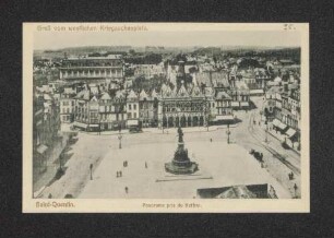 Feldpostkarte: Saint-Quentin, Panorame pris du Beffroi