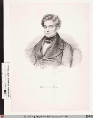 Bildnis Jean Reboul, gen. "le Boulanger de Nîmes"