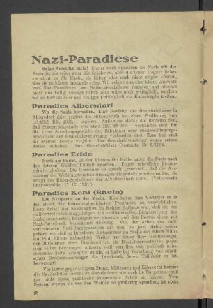 Nazi-Paradiese