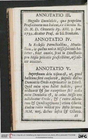 [Annotatio I.-VI.]