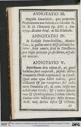 [Annotatio I.-VI.]