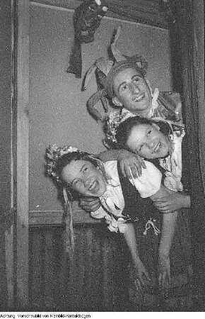Dresden, Fasching in der Musikschule, Februar 1954