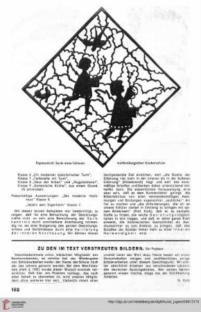 Zu den im Text verstreuten Bildern