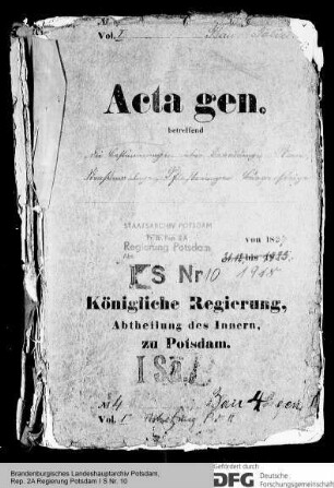 Bestimmungen über Bebauungspläne, Straßenanlagen, Pflasterungen und Bürgersteige