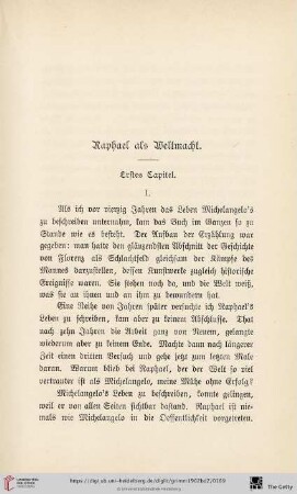 Raphael als Weltmacht