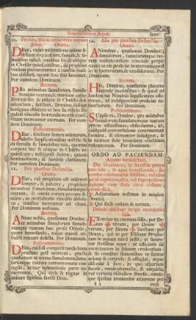 Ordo Ad Faciendam Aquam benedictam.
