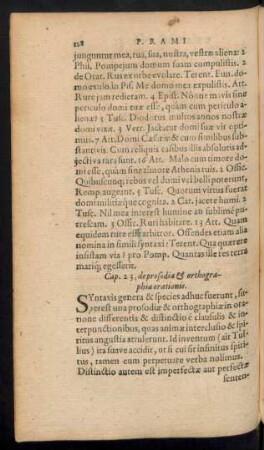 Cap. 23, de prosodia & orthographia orationis.