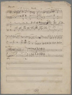 Allegro molto, pf, c-Moll, Fragments - BSB Mus.ms. 21361 : [caption title:] Allegro molto