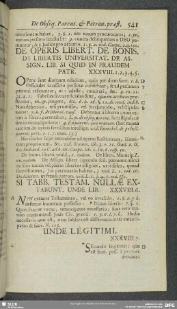 Lib. XXXVIII. Tit. 1. - XV.