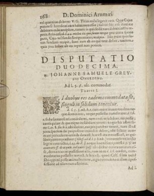 Disputatio Duodecima