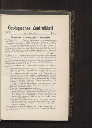 15. August 1912. No. 2.