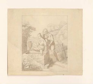 Hermann und Dorothea am Brunnen