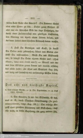Das acht und dreißigste Kapitel