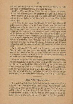 Das Wirtschaftsleben.