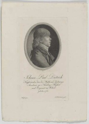 Bildnis des Johann Paul Dietrich