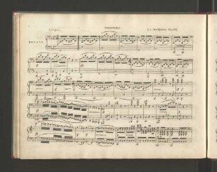 [Sonate Arrangée pour le Pianoforte à quatre mains.]