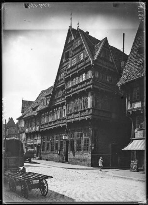 Hildesheim. Altdeutsches Haus, Osterstraße 7. Straßenansicht