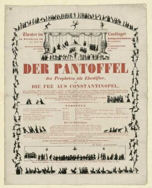 Theater im Lustlager, der Pantoffel des Propheten als Ehestifter oder die Fee aus Constantinopel