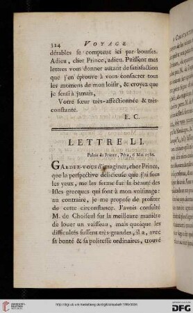 Lettre LI