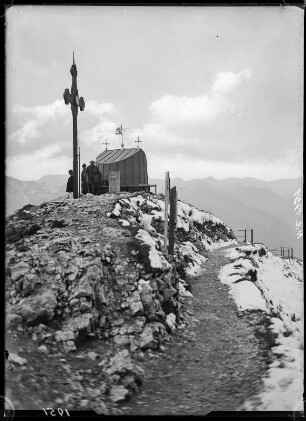 Bayerische Alpen, Gipfelkreuz auf dem Wendelstein