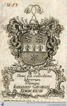 [Provenienz]: Eimbke, Johann Georg