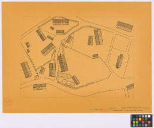 Fischerhude ([Landkreis Achim]): Bauernhaus. Lageplan