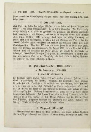 B. Die Kurfürsten 1373-1688