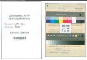 Entnazifizierung Gerhard Stevens , geb. 12.11.1908 (Kaufmann)