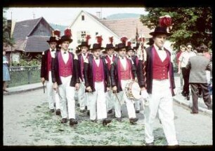 Zeller Bürgermiliz an Fronleichnam 1960