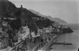 Amalfi, Teilansicht der Stadt