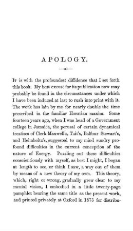 Apology.